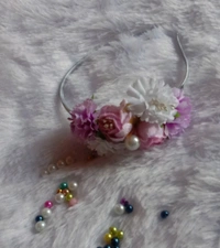 Kids Headband  - Mauve, 5 Month Above