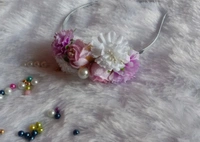 Kids Headband  - Mauve, 5 Month Above
