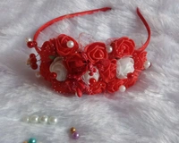 Kids Headband  - Red, 5 Month Above