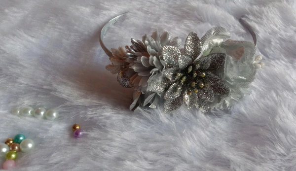 Kids Headband  - Silver