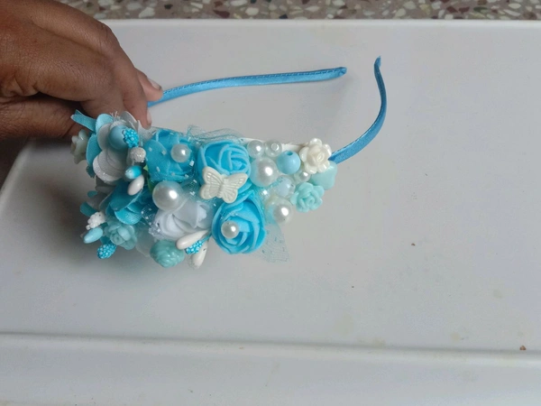 Kids Headband  - Eastern Blue