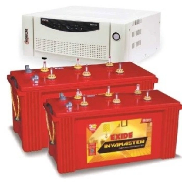 Exide And Microtek Microtek + Exide Combo-Microtek SEBz 1700 Home UPS and 2pcs Exide InvaMaster IMS