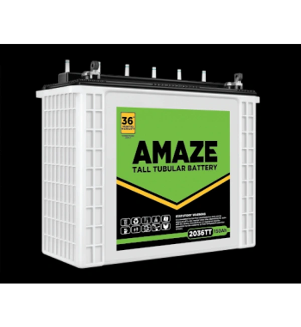 Amaze Tall Tubular Battery 2036TT 150ah 36months (24+12 Pro Rata Month) - 10300