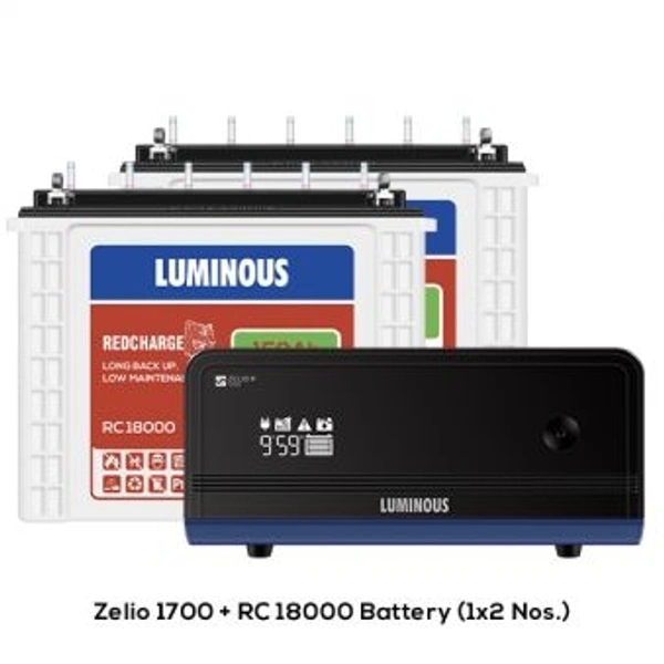 Luminous Zelio 1700 and RC18000 (150 Ah) Tubular Battery - 30350