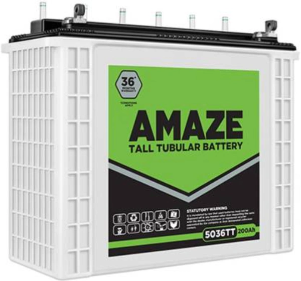 AMAZE Amaze 5036 Tall Tubular 200Ah Battery (18+18 warranty) - 11800