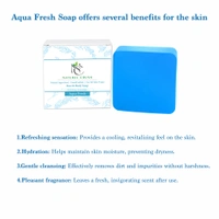 Aqua Fresh Handmade Soap - Elevate Your Daily Ritual with Pure Freshness - 80 gm (pack of 5)