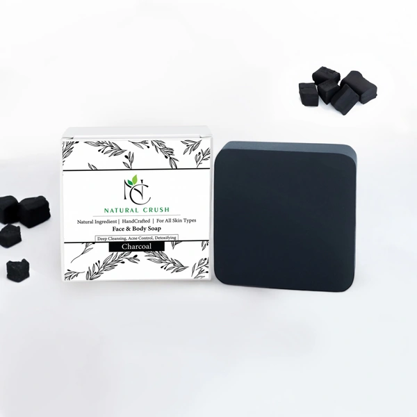 Activated Charcoal Detox  Handmade Soap - Deep Cleansing Bar - 80 gm (pack of 5)