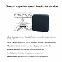 Handmade Soap Gift Set, Pack of 4 - Multani Mitti, Charcoal, Lavender, Haldi Chandan - 80 gm (Pack of 4)