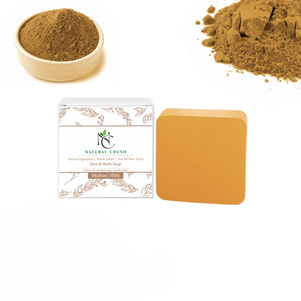 Pure Multani Mitti Handmade Soap - Nature’s Cleansing Secret - 80 gm (pack of 3)