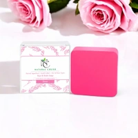 Luxurious Rose Handmade Soap Bar - All Natural, Skin-Softening Formula - 80 gm (pack of 5)