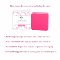 Handmade Soap Gift Set, Pack of 4 - Almond & Honey, Aqua Fresh, Rose, Red wine - 80 gm (Pack of 4)