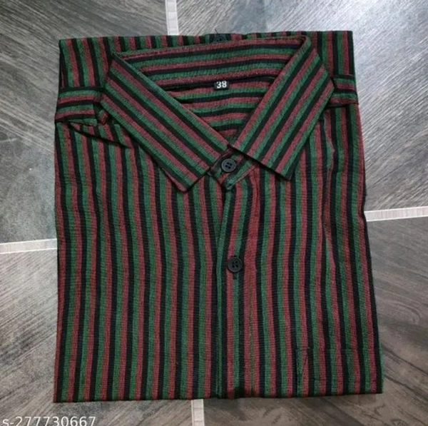 KHADI SHIRT FOR Men - Multicolor, L
