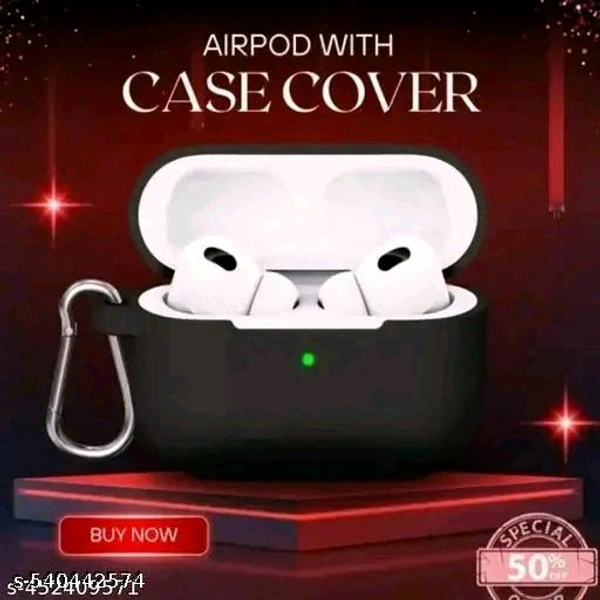TWS airpods pro with case true wireless bluetooth with 3 hours playtime  - WHITE