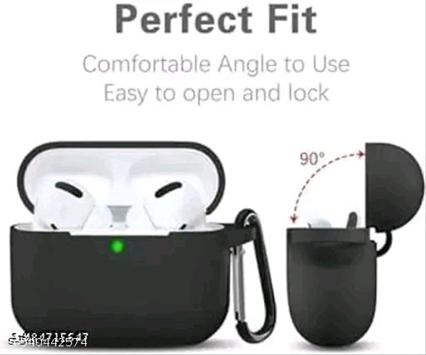 TWS airpods pro with case true wireless bluetooth with 3 hours playtime  - WHITE