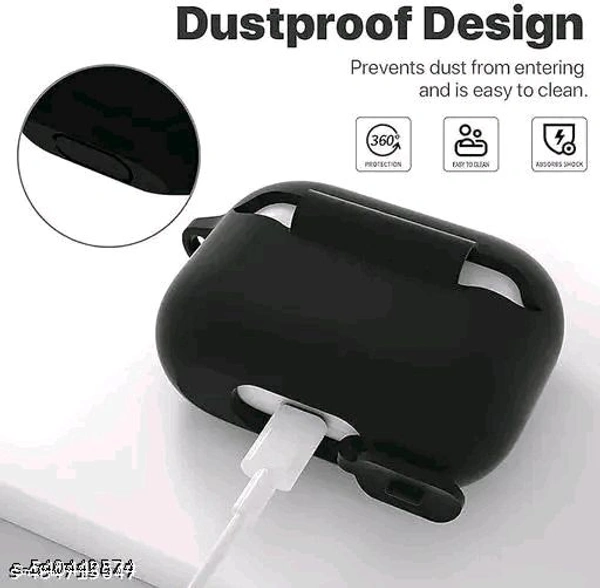 TWS airpods pro with case true wireless bluetooth with 3 hours playtime  - WHITE