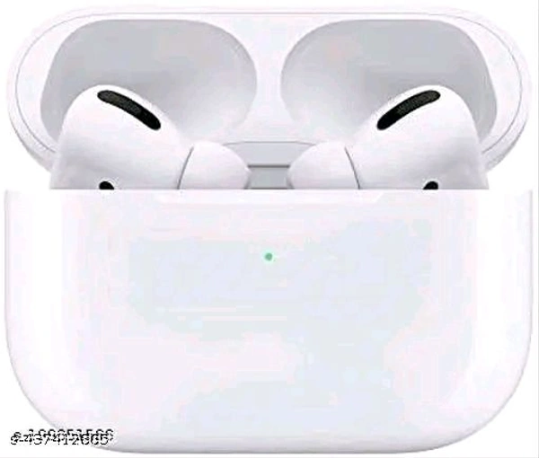 TWS Airpods pro style bluetooth earphones 3H Playtime  - WHITE