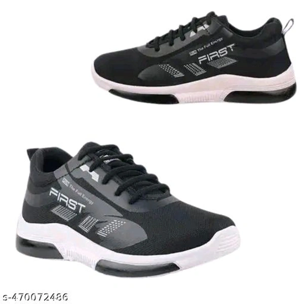 JOOTIYAPA PREMIUM TRENDING SNEAKERS FOR MEN
 - Black, 9