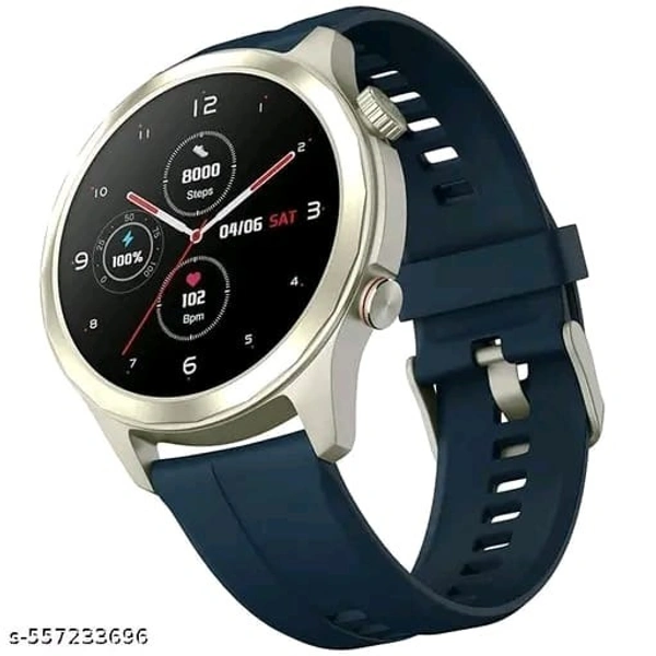 Twist Pro Smartwatch with 1.4" HD Display, Bluetooth Calling, Functional Crown, Metallic Build, Productivity Suite, 24/7 Heart Rate and 120 Sports modes - black