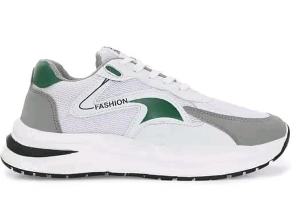 GOLDEN SNEAKERS Stylish White Casual Sneakers For Men - 7, WHITE