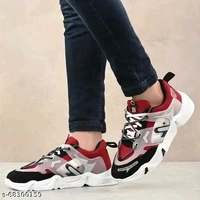 N N Shoes Men'S Mesh 300 Maroon Sports Running Walking Gym Casual Sneakers shoes  - 9