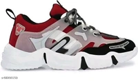 N N Shoes Men'S Mesh 300 Maroon Sports Running Walking Gym Casual Sneakers shoes  - 9