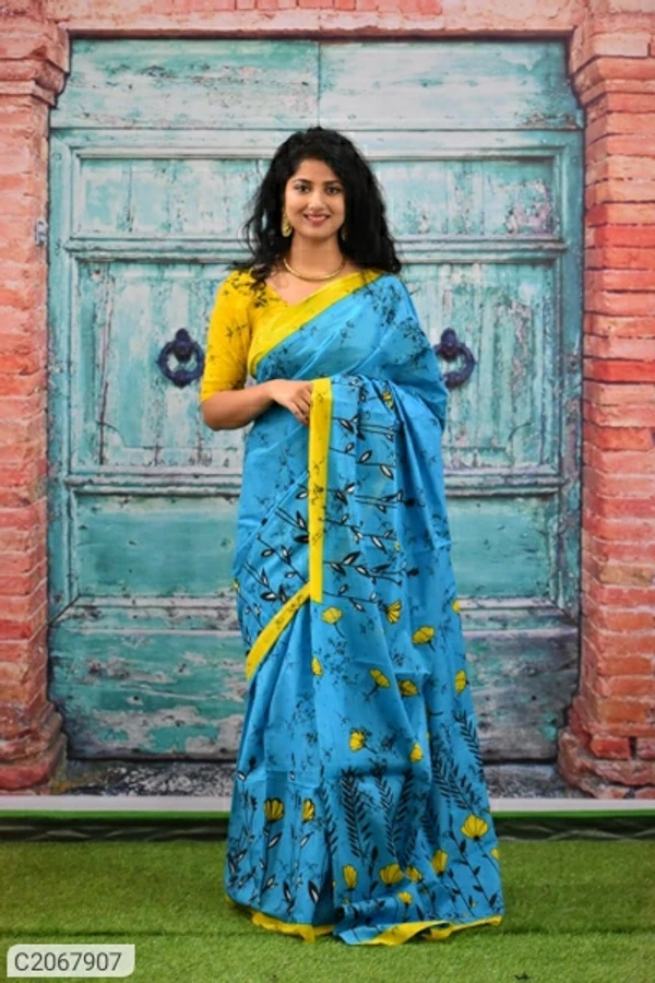 Cotton Saree Mul Mul Brand