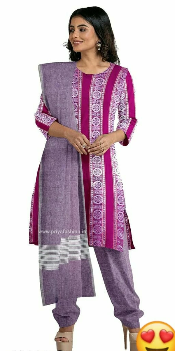 101449 Sambalpuri Dress Material  With Stiching 32-42 Size