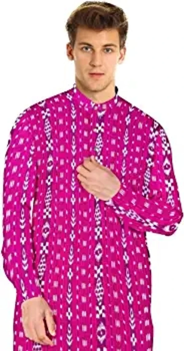 Sambalpuri Cotton Kurta , Dhila With Stiching Size 32 Chest- 40 Chest - 34 Chest