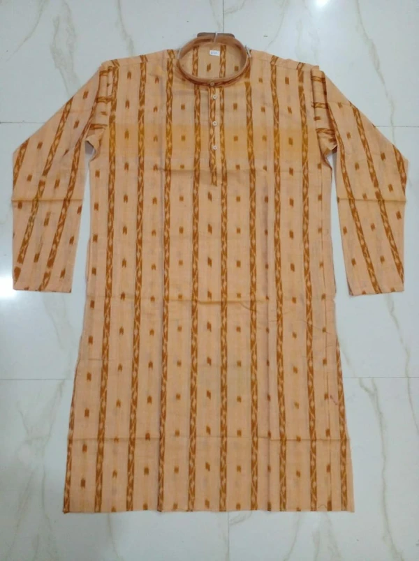 101488 Sambalpuri Cotton Kurta , Dhila With Stiching Size 32 Chest- 40 Chest - 32 Chest