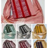 101448 Sambalpuri Dress Material With Stiching Size 32-42 Size - Yeallow, 32 Chest