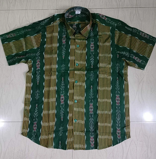 100571 Sambalpuri Cotton Half Shirt - 38