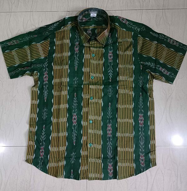 100571 Sambalpuri Cotton Half Shirt - 40