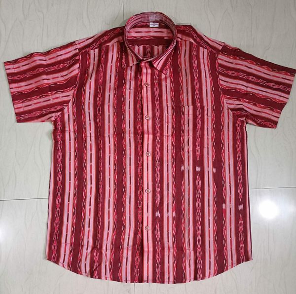 100670 Sambalpuri Cotton Half Shirt - 38