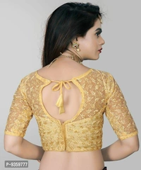 100624 Net Blause With Design Stiching - XL