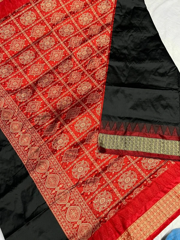 100634 Papa Silk Pata Saree