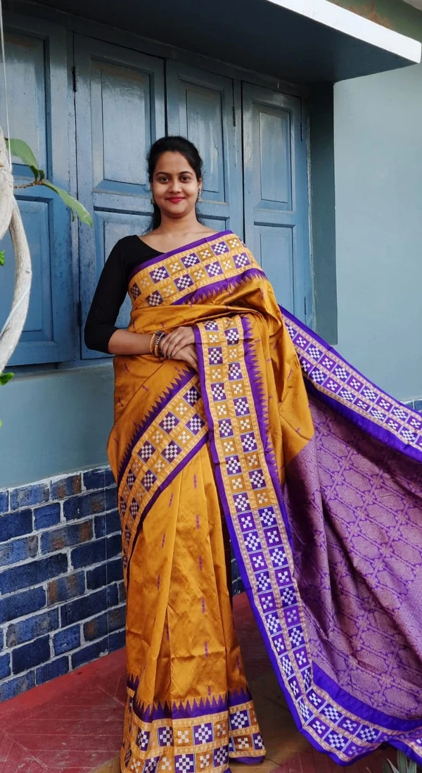 100670 Double Dhadi Pata Saree