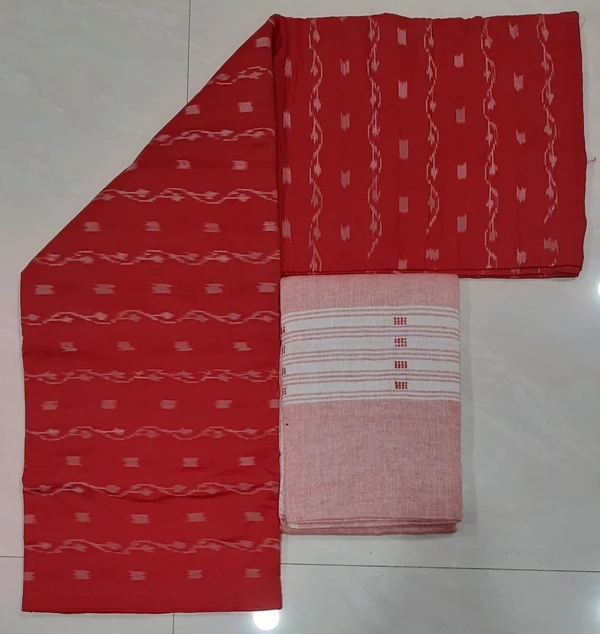 100677 Sambalpuri Dress Materials Set