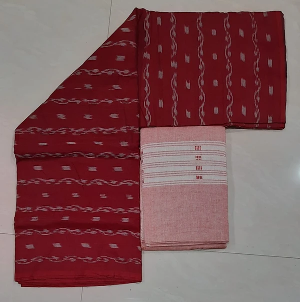 100678 Sambalpuri Dress Materials Set