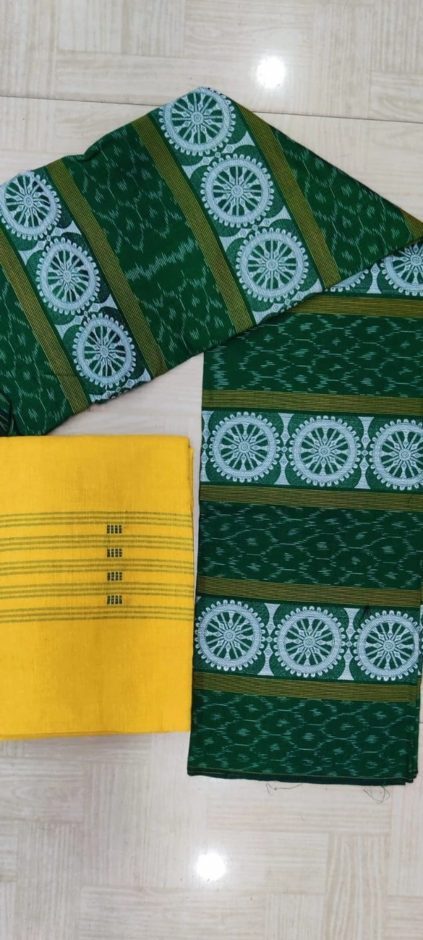 100689 Sambalpuri Dress Materials Set