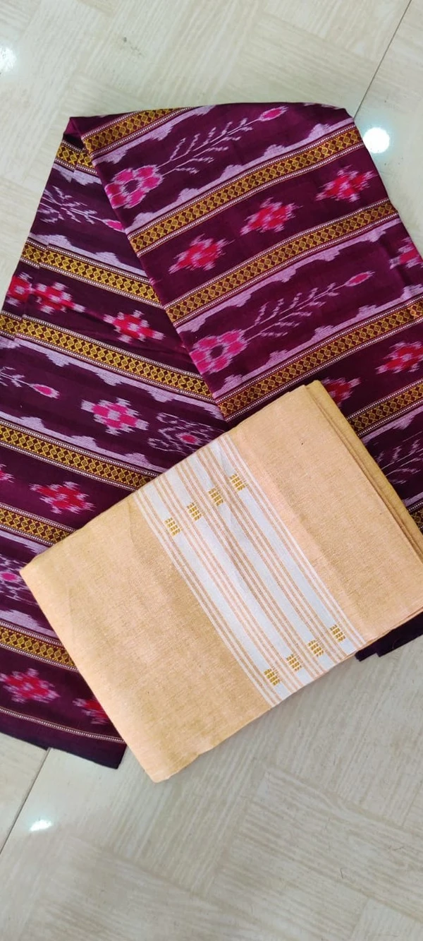 100702 Sambalpuri Dress Materials Set