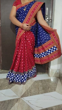100799 Sambalpuri Patchwork Saree 