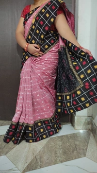 100800 Sambalpuri Patchwork Saree 