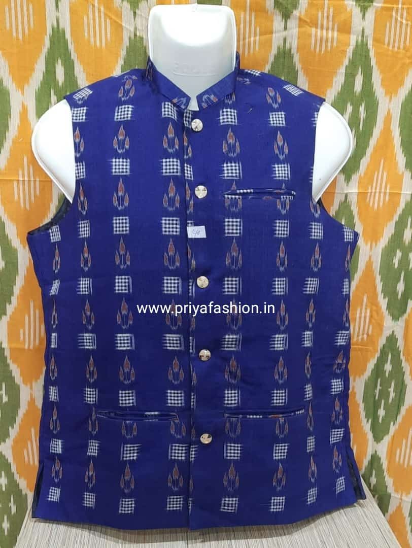 1008871 Sambalpuri Neheru Jaket - 46 at Rs 1800/piece | Modi Jacket, Mens  Koti, नेहरू जैकेट - Priya Fashion, Balangir | ID: 2850850183655