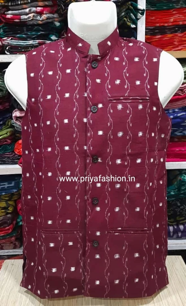 1008864  Sambalpuri Neheru Jaket - 38