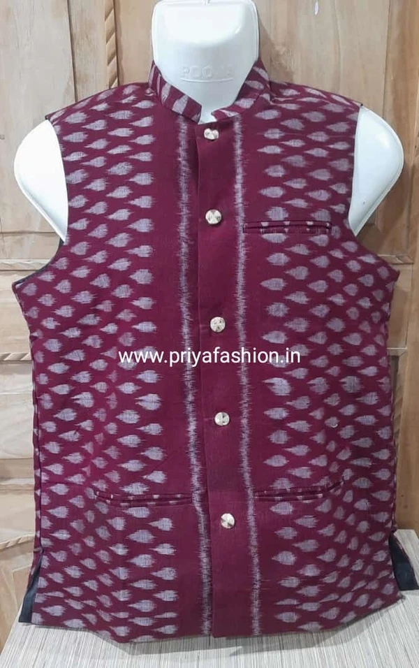 1008866  Sambalpuri Neheru Jaket - 38