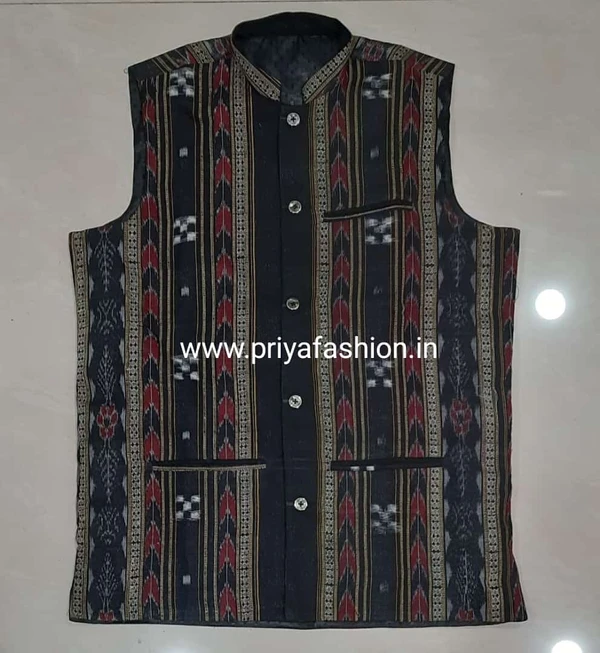 1008867  Sambalpuri Neheru Jaket - 38