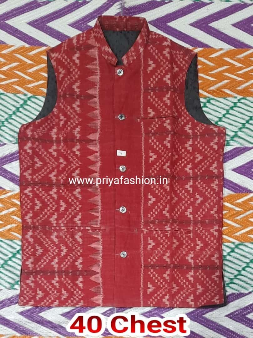 Blue White Saptapar Designer Short Kurta : Sambalpuri in new Dimension  unique arts & crafts