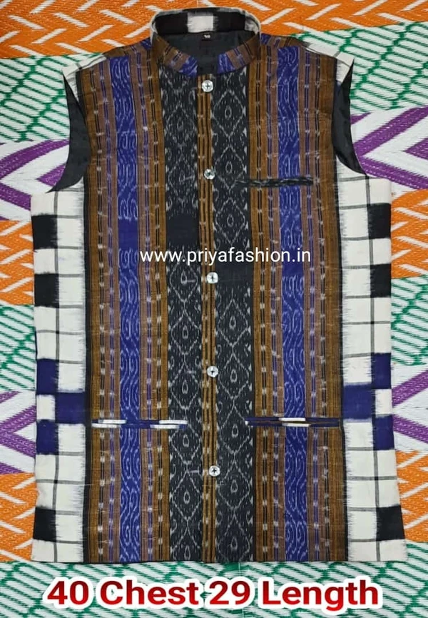 1008872  Sambalpuri Neheru Jaket - 38