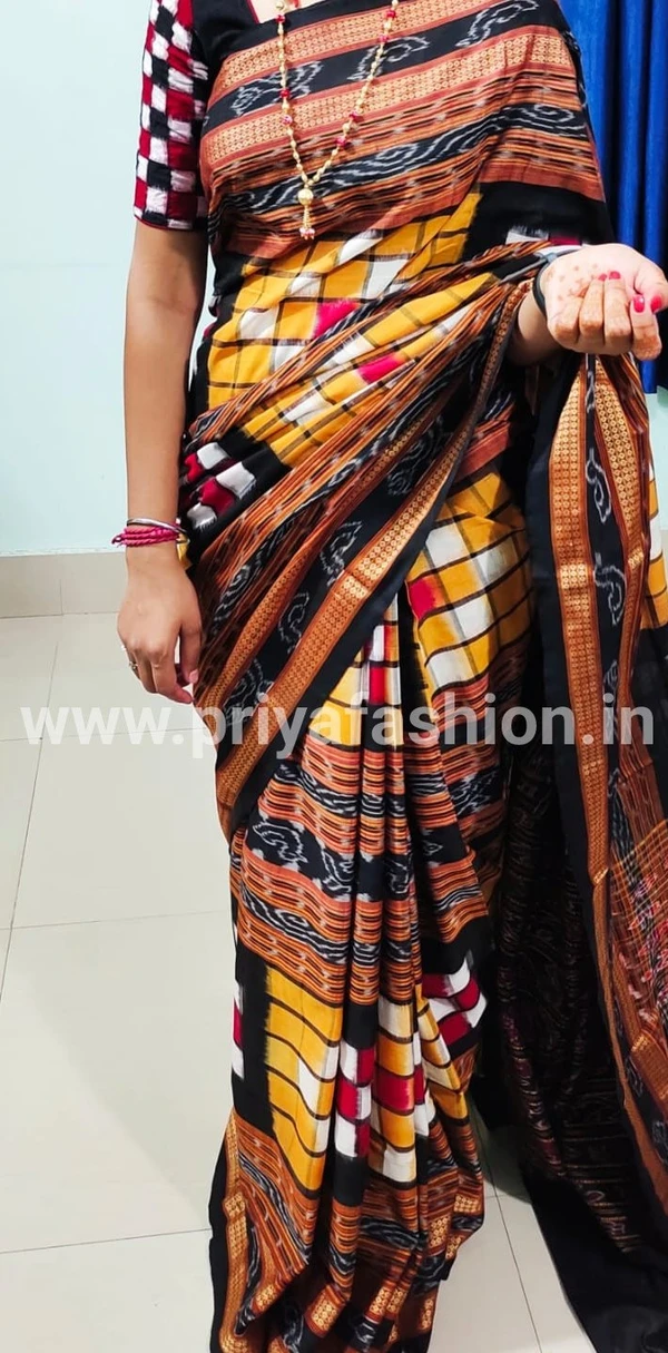 100878 Sambalpuri Bichitapuri Handloom Saree