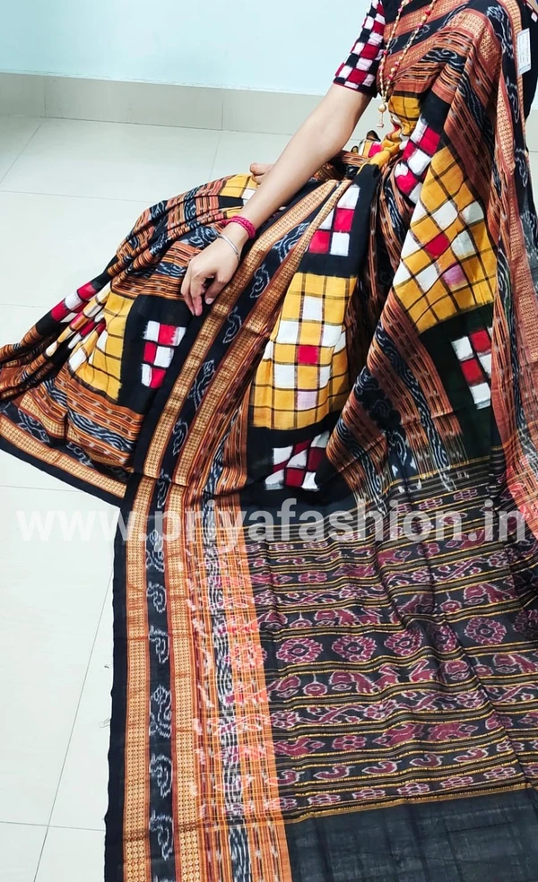 100878 Sambalpuri Bichitapuri Handloom Saree